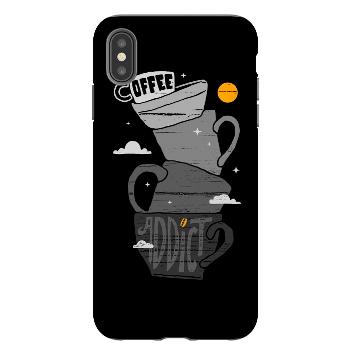 iPhone Xs Max StrongFit Coffee Addict by Afif Quilimo