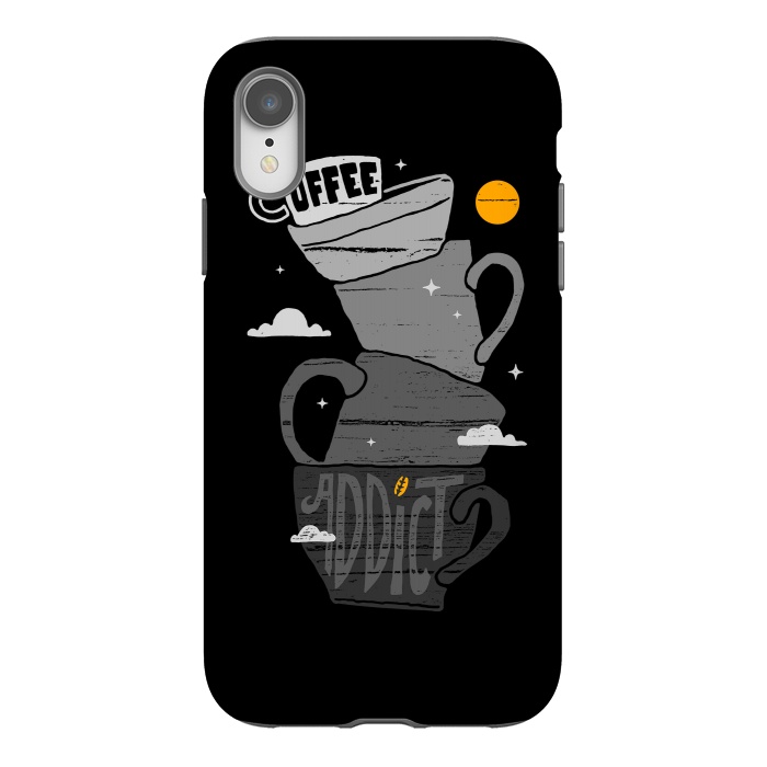 iPhone Xr StrongFit Coffee Addict by Afif Quilimo