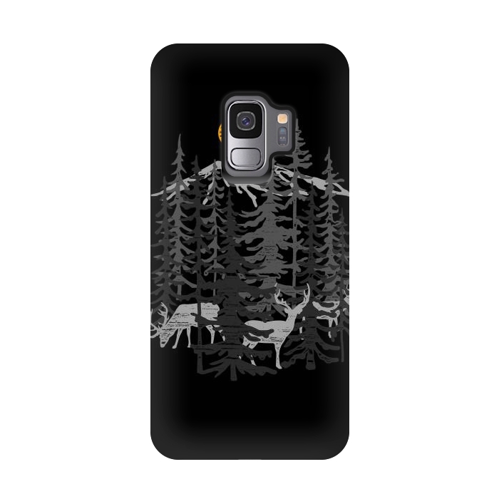 Galaxy S9 StrongFit Deers by Afif Quilimo