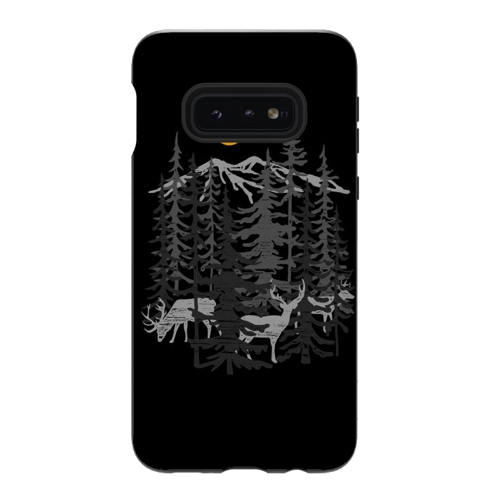 Galaxy S10e StrongFit Deers by Afif Quilimo
