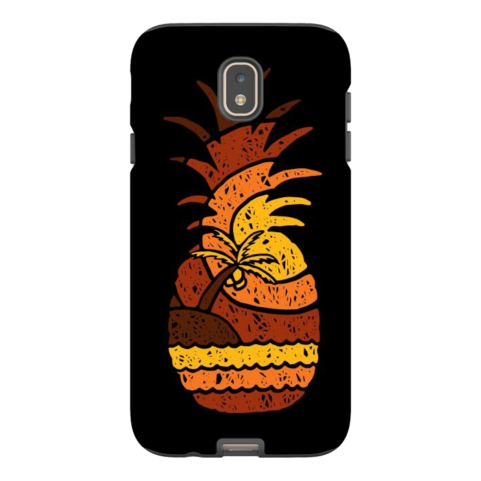 Galaxy J7 StrongFit Pineapple and Beach by Afif Quilimo