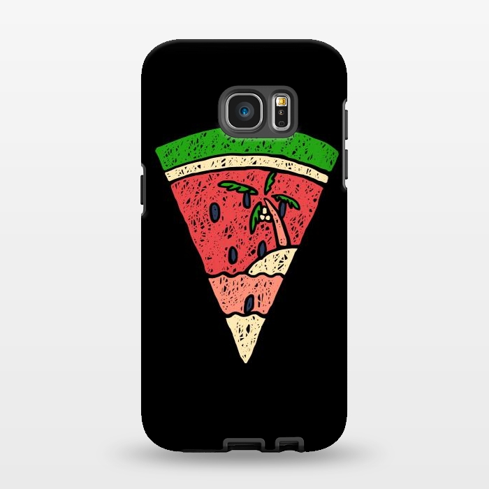 Galaxy S7 EDGE StrongFit Watermelon and Beach by Afif Quilimo