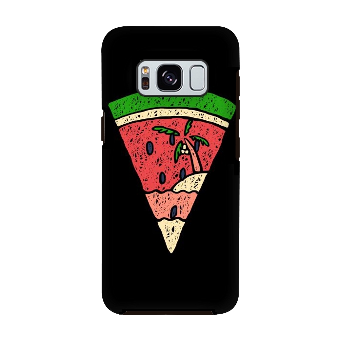 Galaxy S8 StrongFit Watermelon and Beach by Afif Quilimo