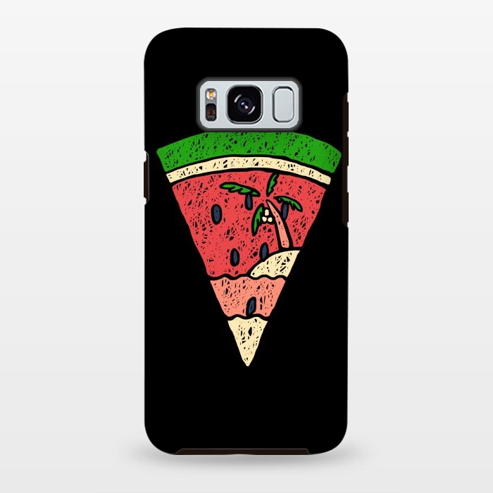 Galaxy S8 plus StrongFit Watermelon and Beach by Afif Quilimo