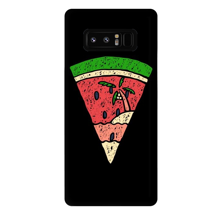 Galaxy Note 8 StrongFit Watermelon and Beach by Afif Quilimo