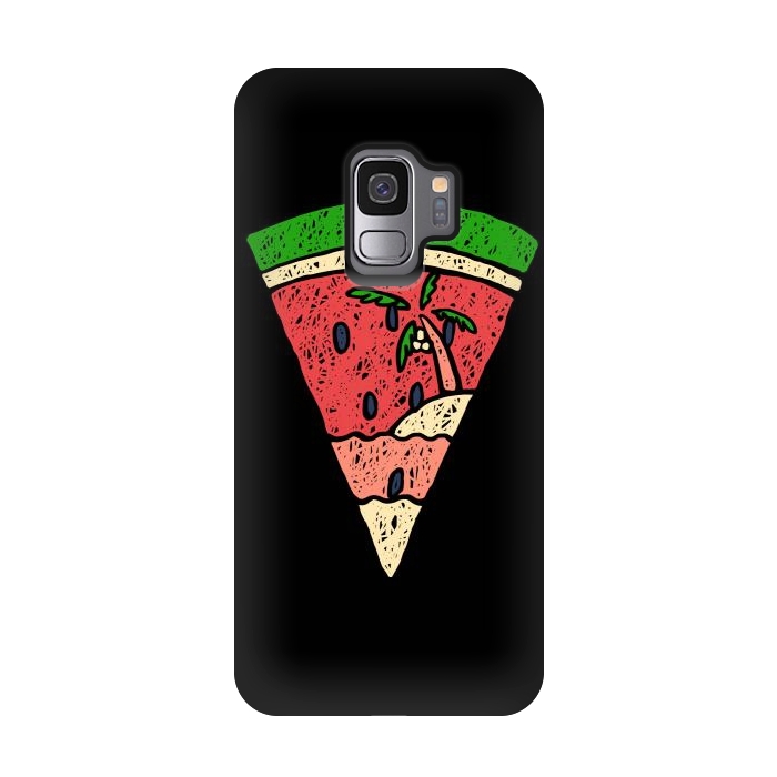 Galaxy S9 StrongFit Watermelon and Beach by Afif Quilimo