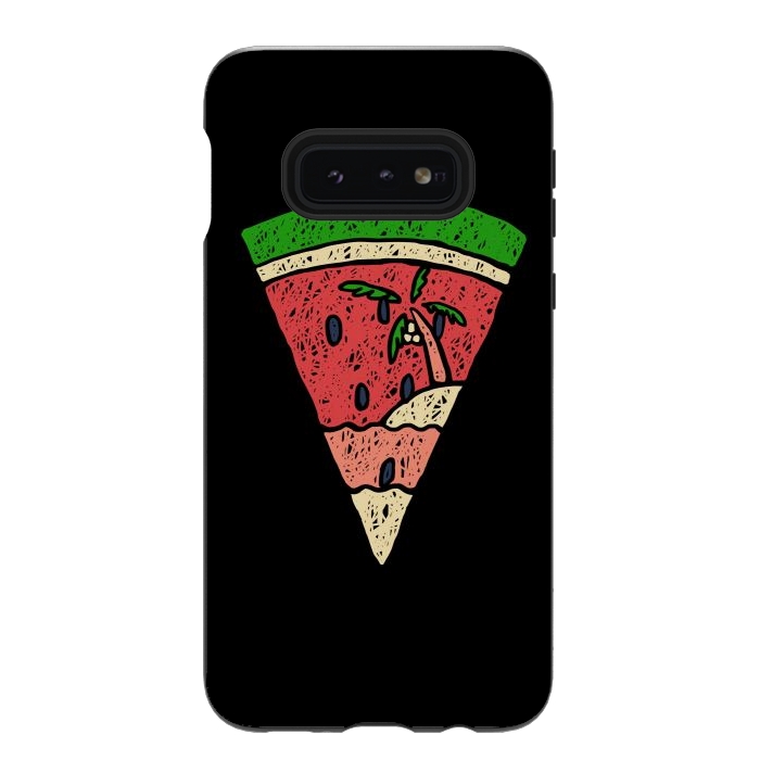 Galaxy S10e StrongFit Watermelon and Beach by Afif Quilimo