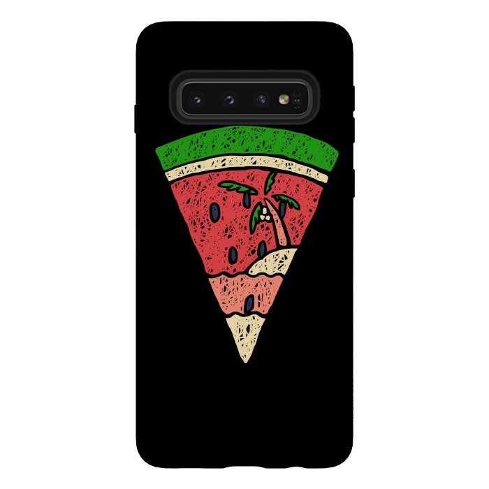 Galaxy S10 StrongFit Watermelon and Beach by Afif Quilimo