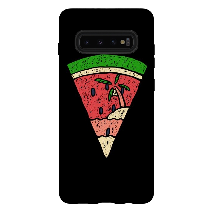 Galaxy S10 plus StrongFit Watermelon and Beach by Afif Quilimo