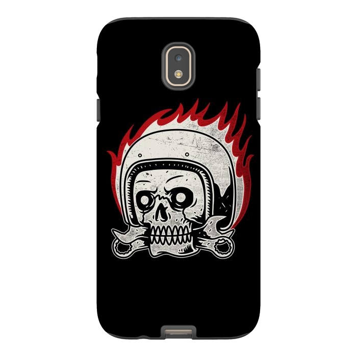 Galaxy J7 StrongFit Skull Biker by Afif Quilimo