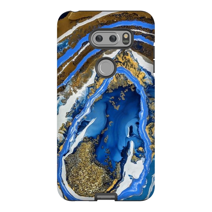 V30 StrongFit Gold and blue geode  by Winston