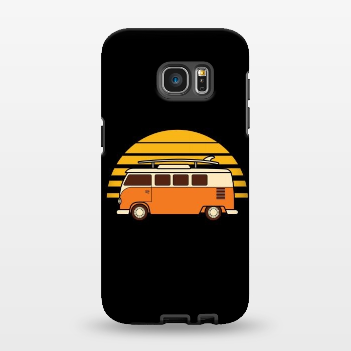 Galaxy S7 EDGE StrongFit Sunset Van by Afif Quilimo