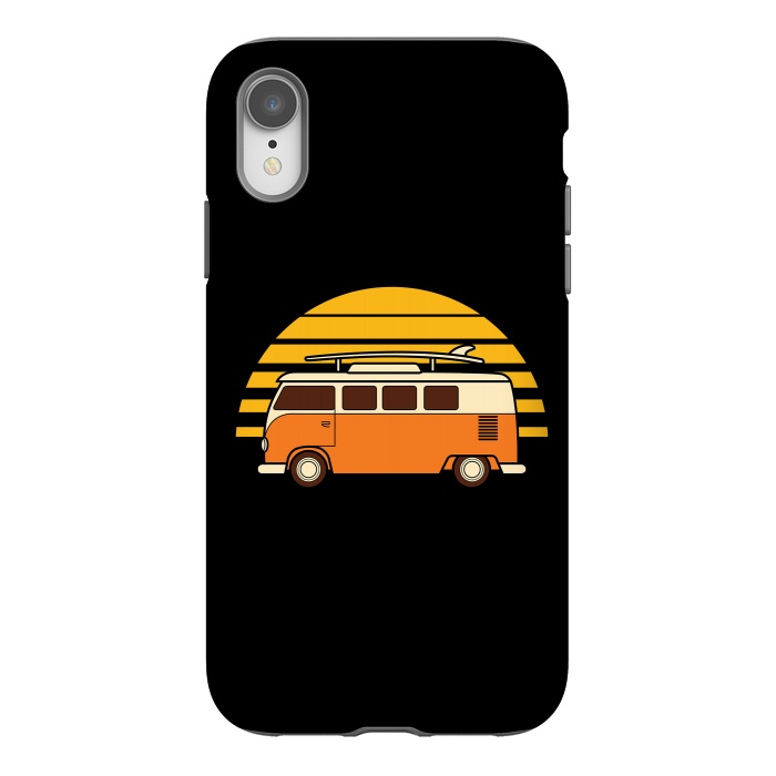 iPhone Xr StrongFit Sunset Van by Afif Quilimo