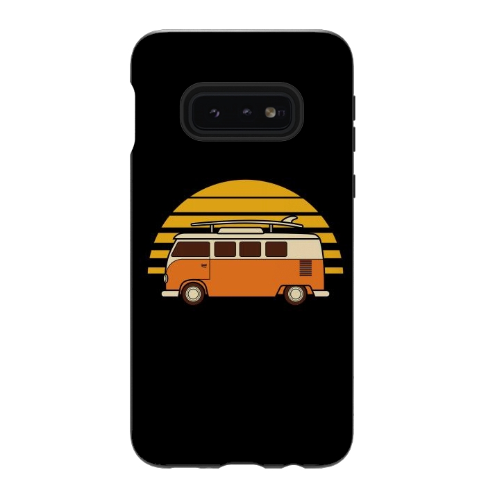 Galaxy S10e StrongFit Sunset Van by Afif Quilimo