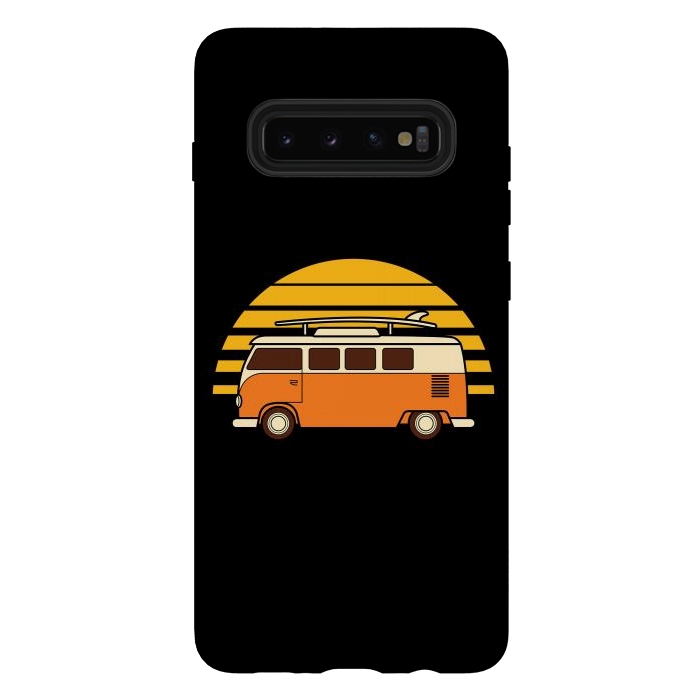Galaxy S10 plus StrongFit Sunset Van by Afif Quilimo