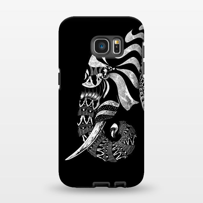 Galaxy S7 EDGE StrongFit Elephant Ornate by Afif Quilimo