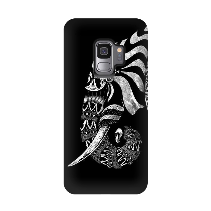 Galaxy S9 StrongFit Elephant Ornate by Afif Quilimo