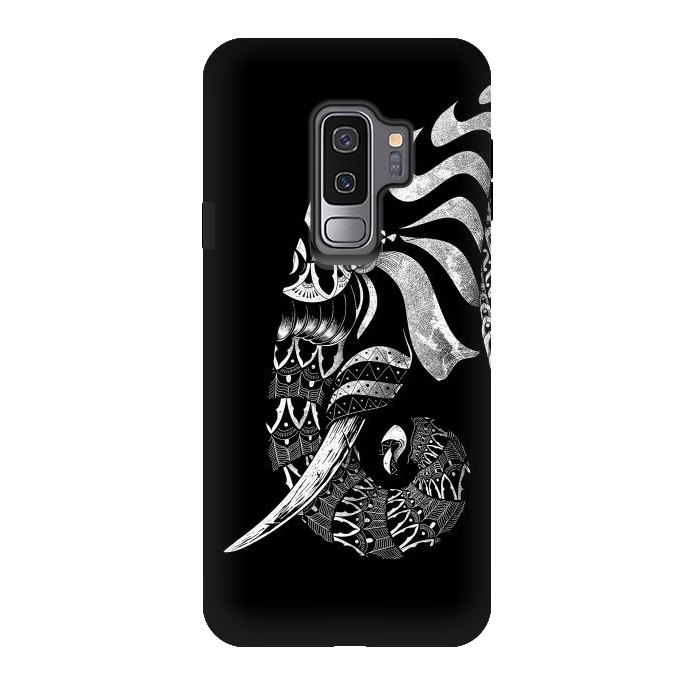 Galaxy S9 plus StrongFit Elephant Ornate by Afif Quilimo