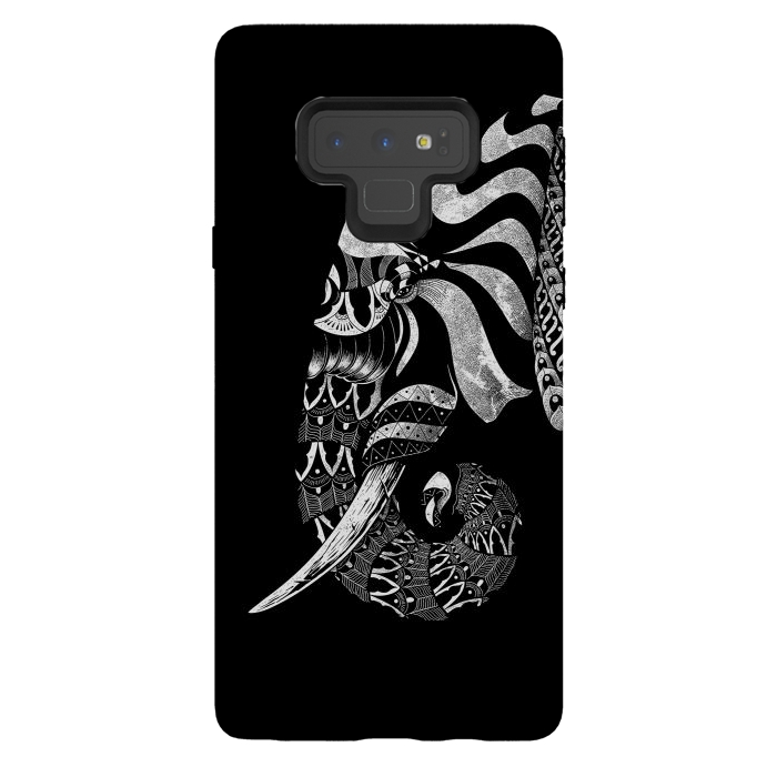 Galaxy Note 9 StrongFit Elephant Ornate by Afif Quilimo