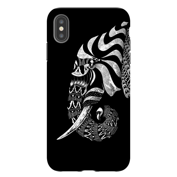 iPhone Xs Max StrongFit Elephant Ornate by Afif Quilimo