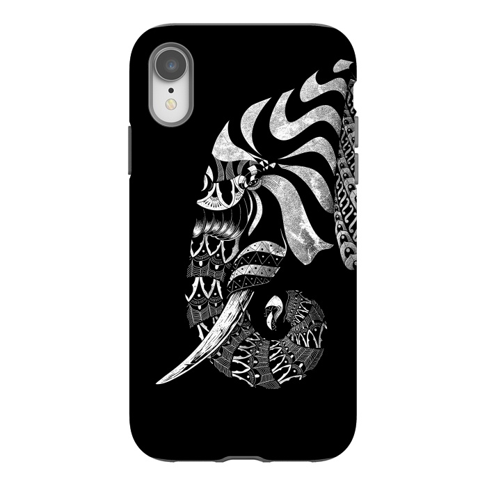 iPhone Xr StrongFit Elephant Ornate by Afif Quilimo