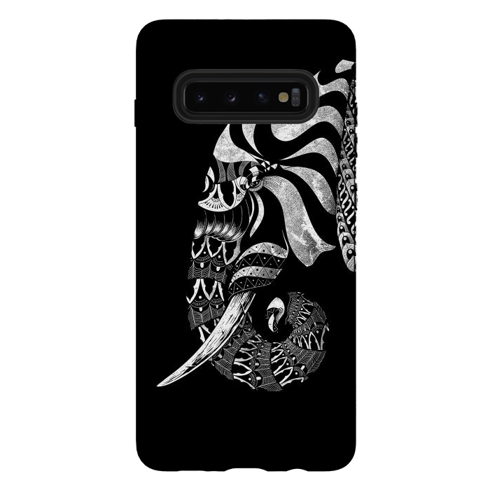 Galaxy S10 plus StrongFit Elephant Ornate by Afif Quilimo