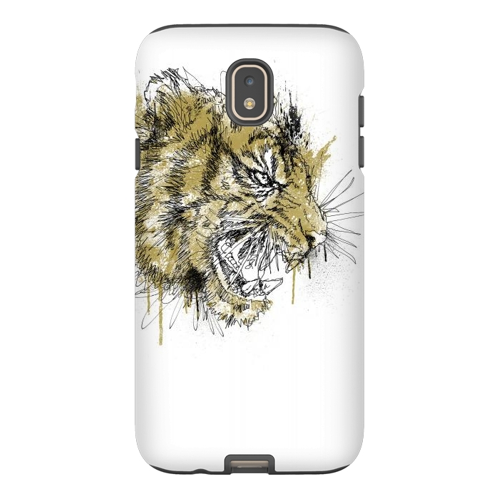 Galaxy J7 StrongFit Tiger Roar Scratch by Afif Quilimo