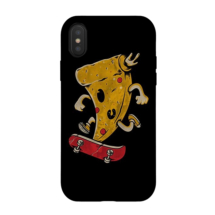 iPhone Xs / X StrongFit Pizzaboarding by Afif Quilimo