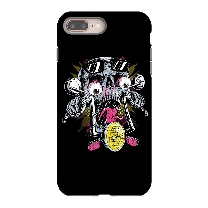iPhone 7 plus StrongFit Skull Biker 3 by Afif Quilimo
