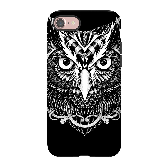 iPhone 7 StrongFit Owl ornate by Afif Quilimo
