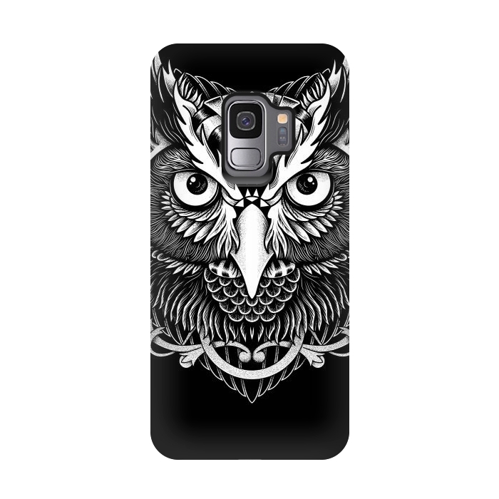 Galaxy S9 StrongFit Owl ornate by Afif Quilimo