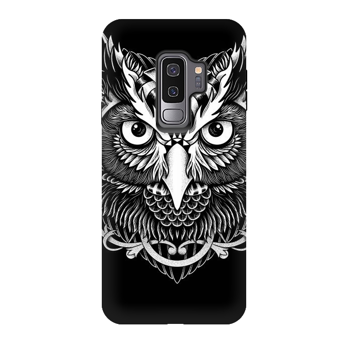 Galaxy S9 plus StrongFit Owl ornate by Afif Quilimo