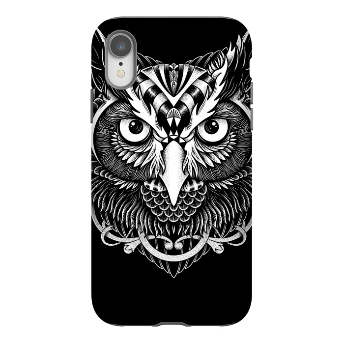 iPhone Xr StrongFit Owl ornate by Afif Quilimo