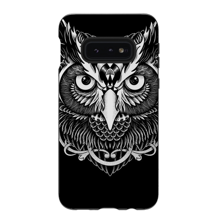 Galaxy S10e StrongFit Owl ornate by Afif Quilimo