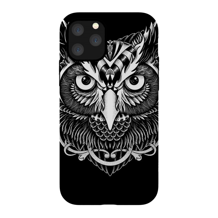 iPhone 11 Pro StrongFit Owl ornate by Afif Quilimo