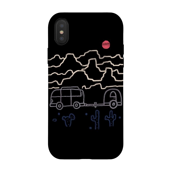 iPhone Xs / X StrongFit Van Desert by Afif Quilimo