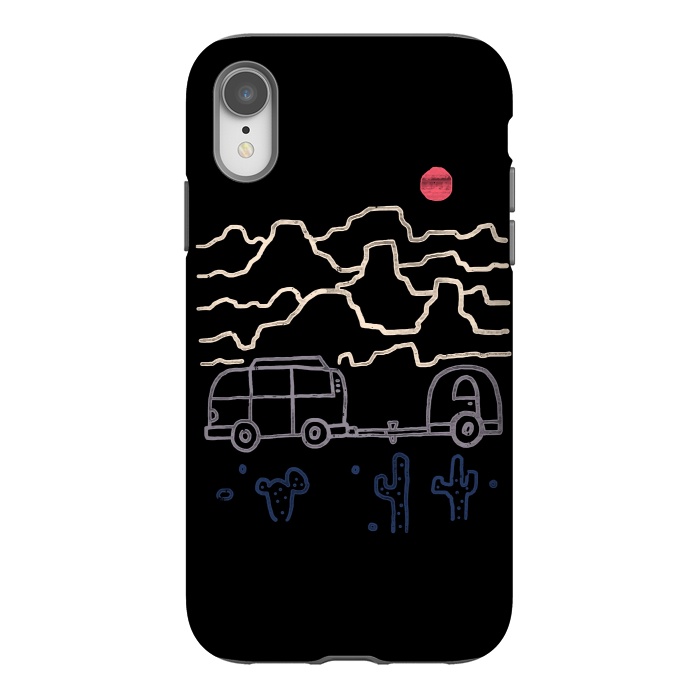 iPhone Xr StrongFit Van Desert by Afif Quilimo