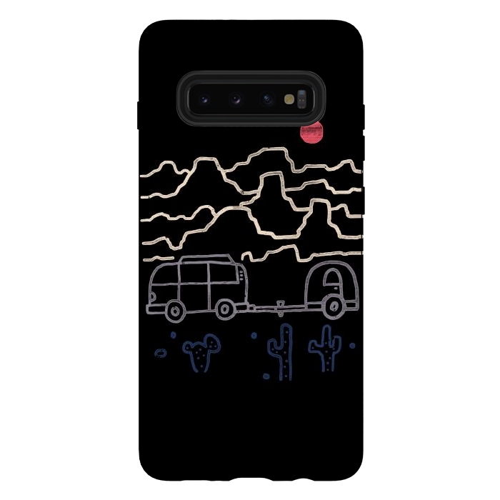 Galaxy S10 plus StrongFit Van Desert by Afif Quilimo