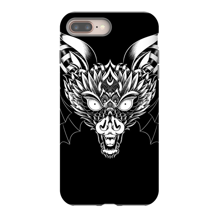 iPhone 7 plus StrongFit Bat Ornate by Afif Quilimo