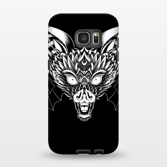 Galaxy S7 EDGE StrongFit Bat Ornate by Afif Quilimo