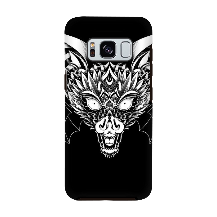 Galaxy S8 StrongFit Bat Ornate by Afif Quilimo