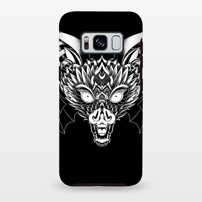 Galaxy S8 plus StrongFit Bat Ornate by Afif Quilimo
