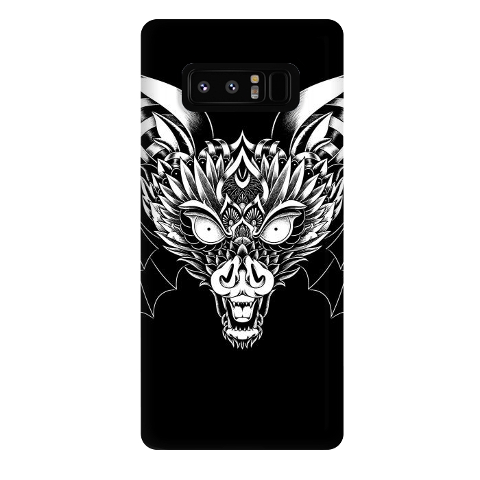 Galaxy Note 8 StrongFit Bat Ornate by Afif Quilimo