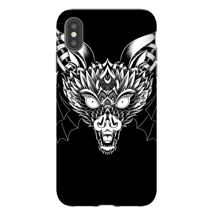 iPhone Xs Max StrongFit Bat Ornate by Afif Quilimo
