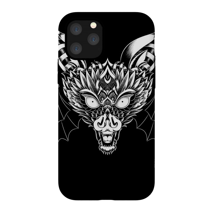 iPhone 11 Pro StrongFit Bat Ornate by Afif Quilimo