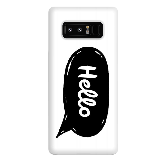 Galaxy Note 8 StrongFit Hello by Laura Nagel