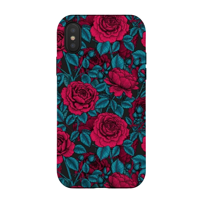 iPhone Xs / X StrongFit Roses by Katerina Kirilova