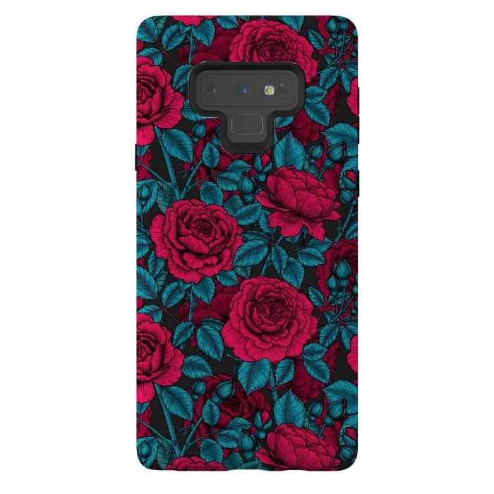 Galaxy Note 9 StrongFit Roses by Katerina Kirilova