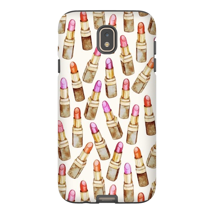 Galaxy J7 StrongFit Lots of Little Golden Lipsticks by Micklyn Le Feuvre
