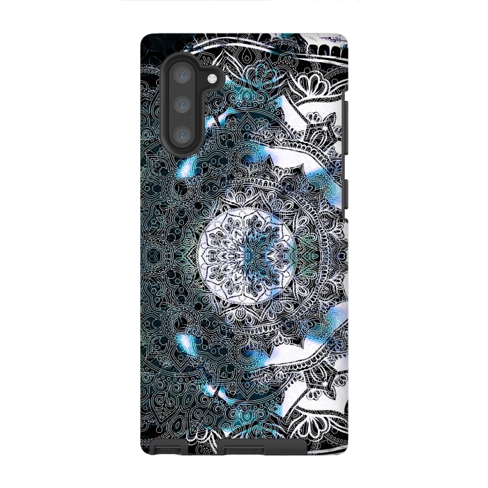 Galaxy Note 10 StrongFit Ink tie dye mandala by Oana 